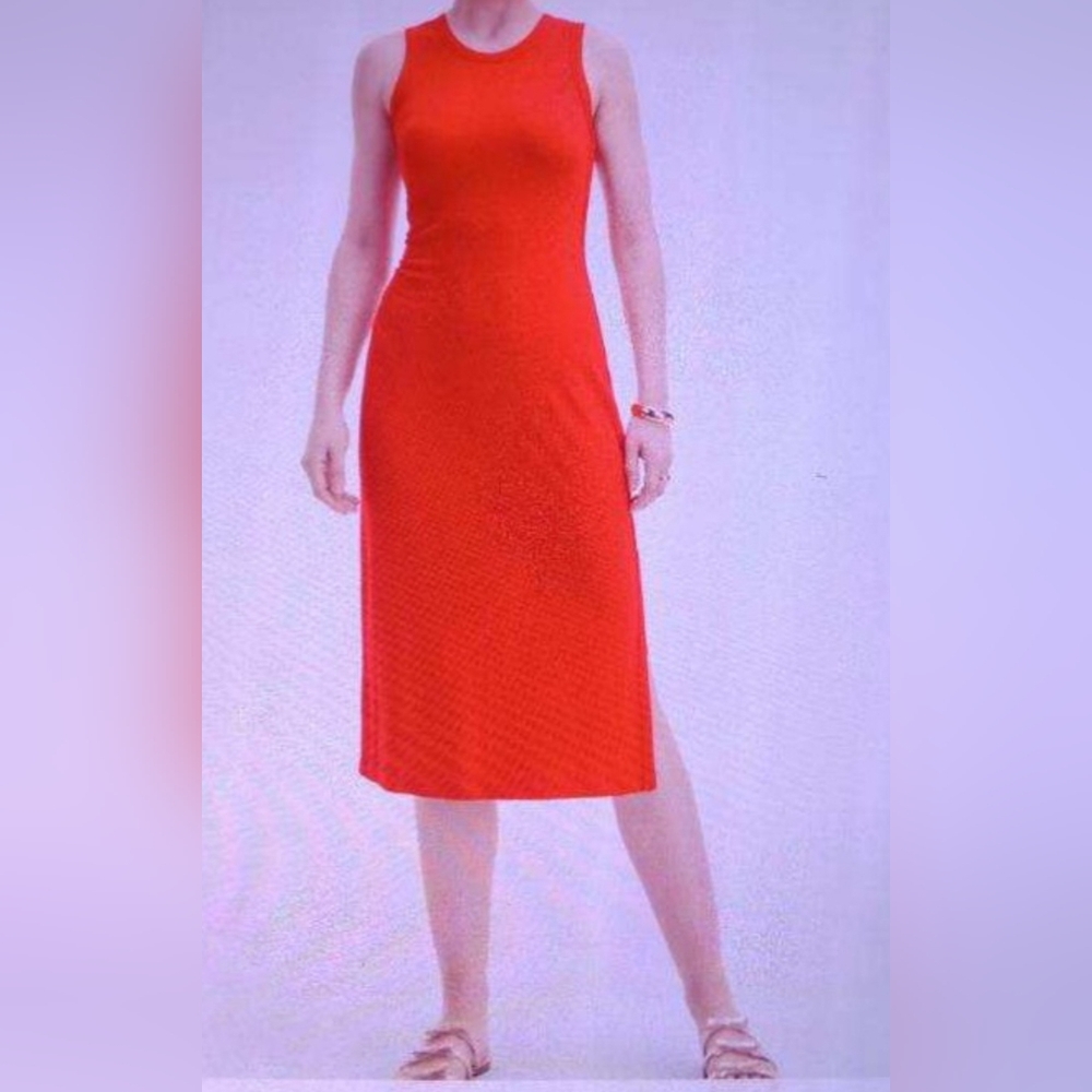 Mid Length Dress (Red)